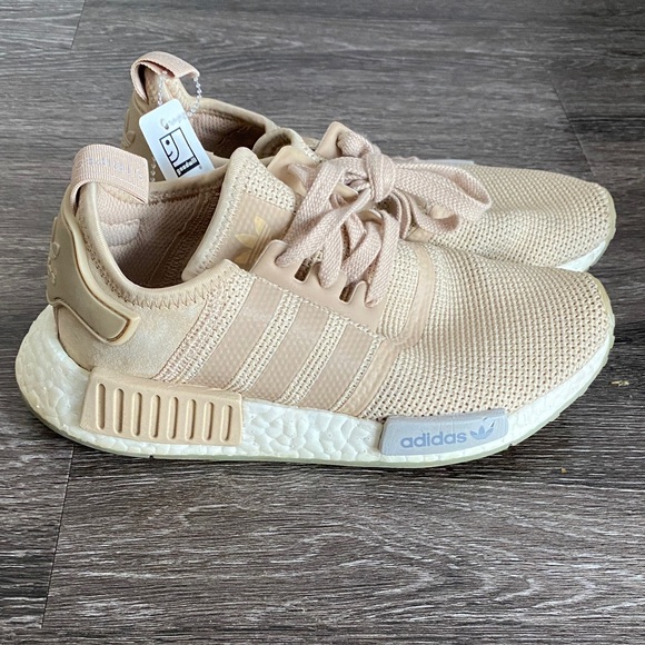 Adidas Kids Beige Sneakers, Size 5.5 - Picture 2 of 7